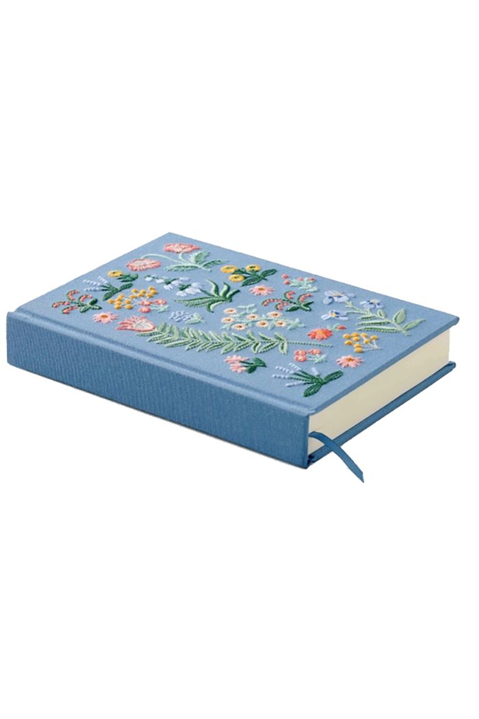 Floral Embroidered Journal