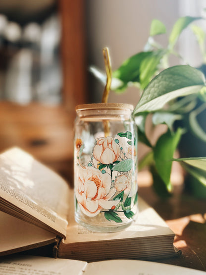 Peony Fey Glass, handmade