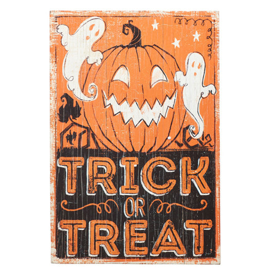 Trick or Treat Vintage Halloween Wall Art