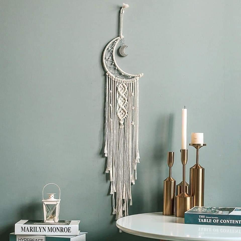 White Moon Dream Catcher