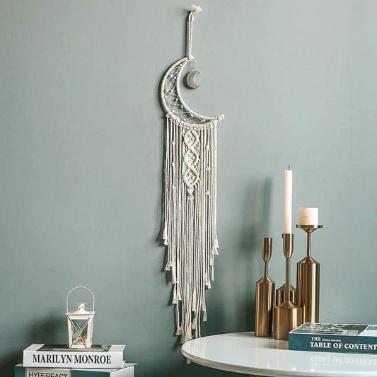 White Moon Dream Catcher