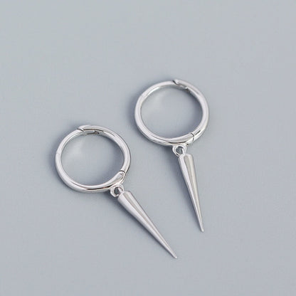 SPIKE HOOP EARRINGS (PAIR)