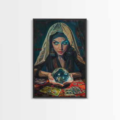 Fortune Teller with Crystal Ball Wall Art