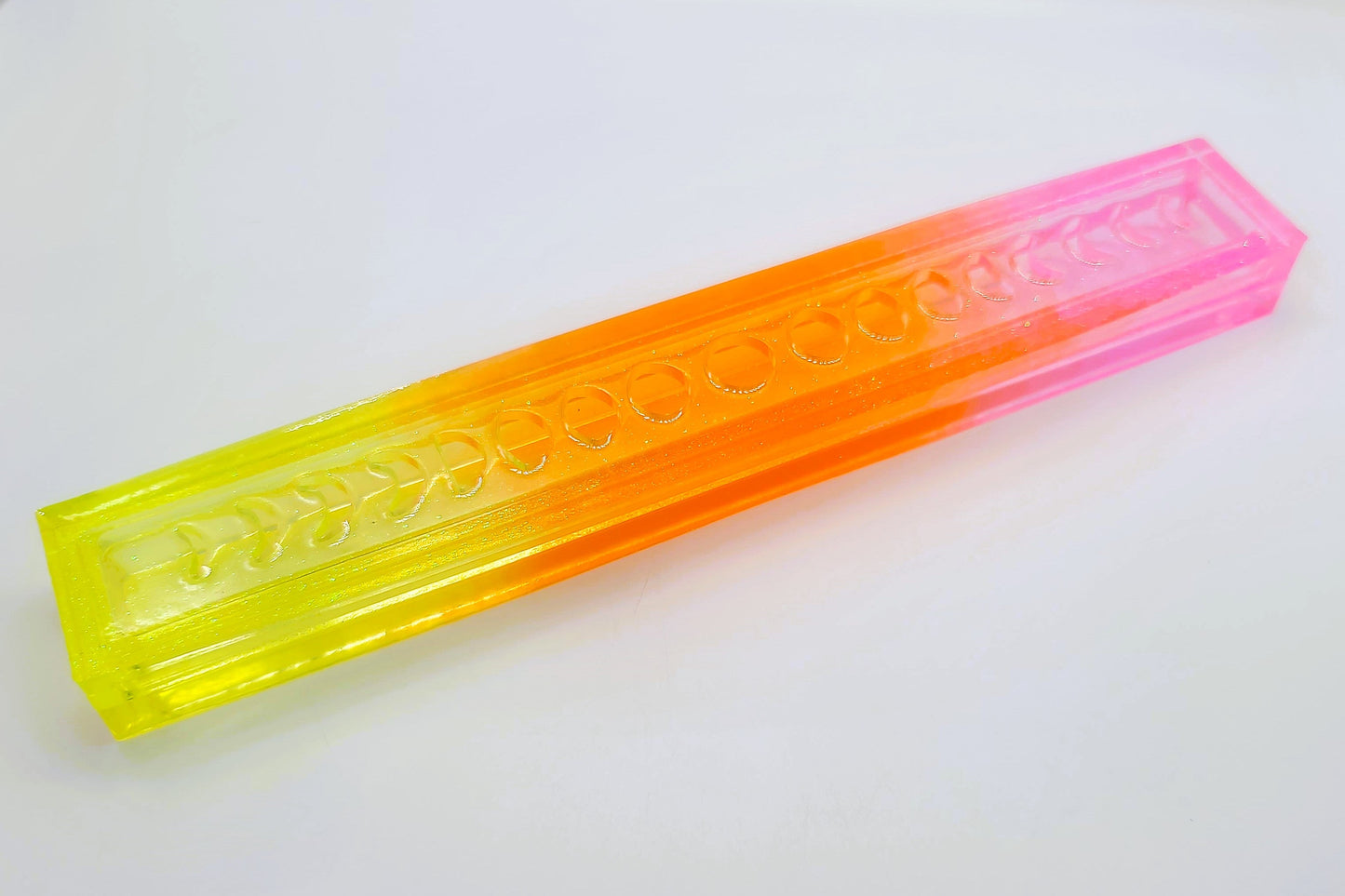 Moon Phases Incense Holder - Made with Resin & Color-Shift Mica