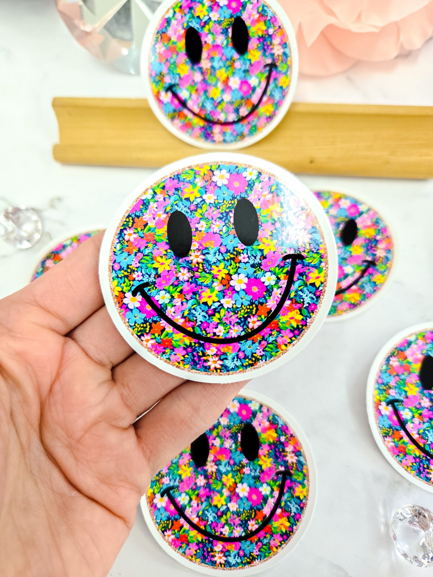 Life is good smiley sticker