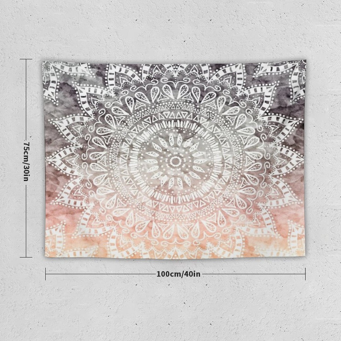 Boho Light Mandala Tapestry