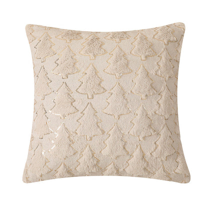 pillow bedroom headboard cushion Christmas tree romantic plush pillowcase ﻿