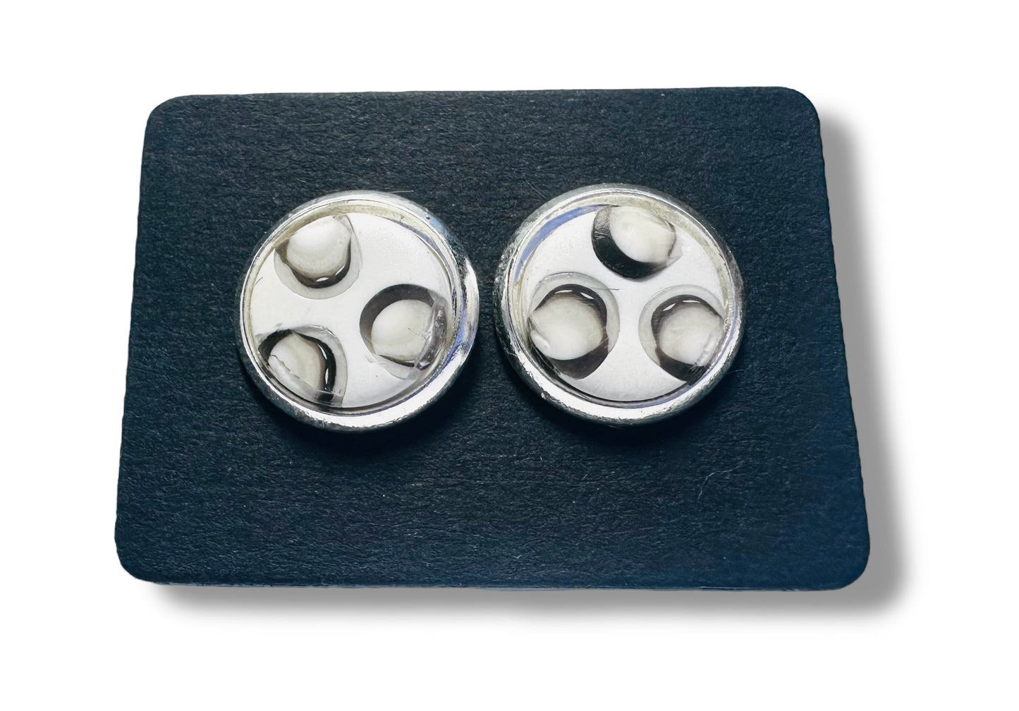 Handmade Clay Stud Earrings/Minimalist Earrings/Simple Earrings