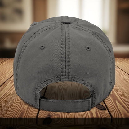 Bespattered Facade "All the Colors" Rainbow Embroidered Distressed Dad Hat