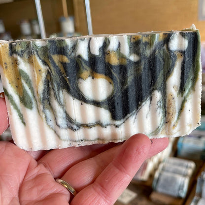 Black Moss (exfoliating - Handmade Soap