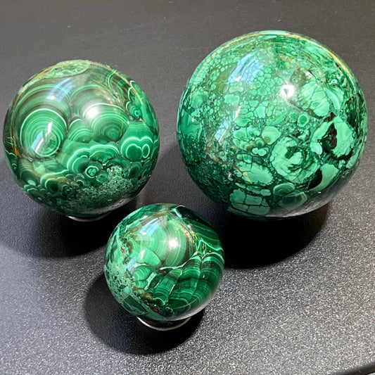 Malachite Spheres