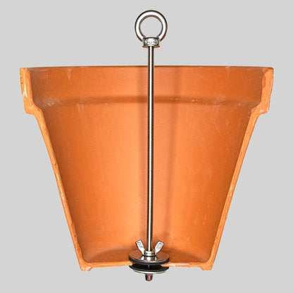 Hanging planter system for plant pots