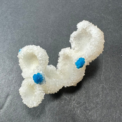 Cavansite Ball 'Floaters' on Stilbite MD