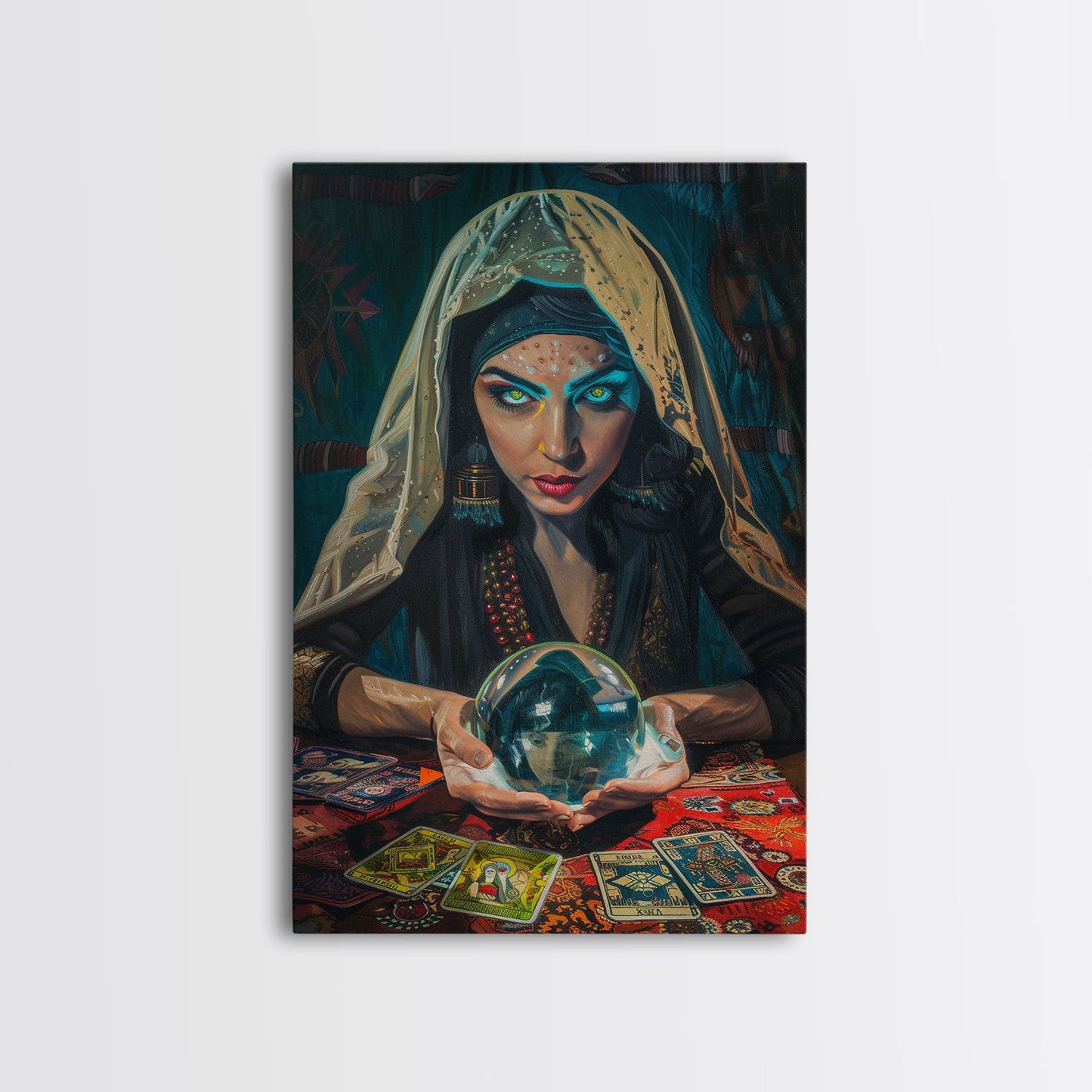 Fortune Teller with Crystal Ball Wall Art