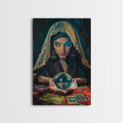 Fortune Teller with Crystal Ball Wall Art