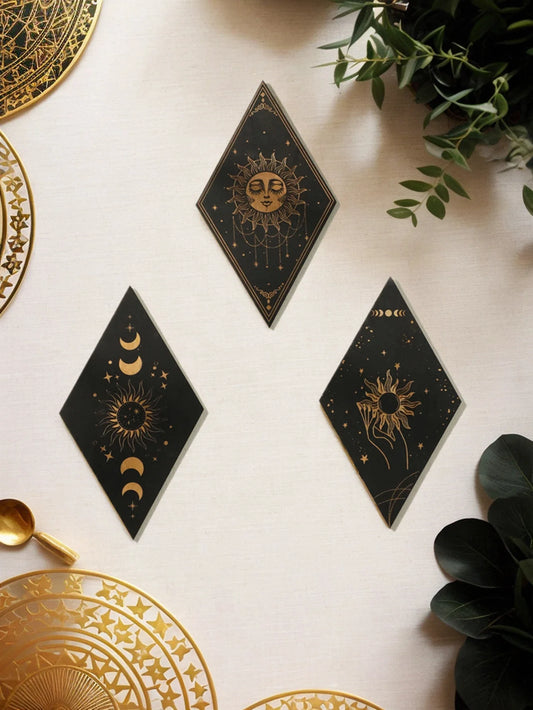 Wood Witchy Wall Plaques