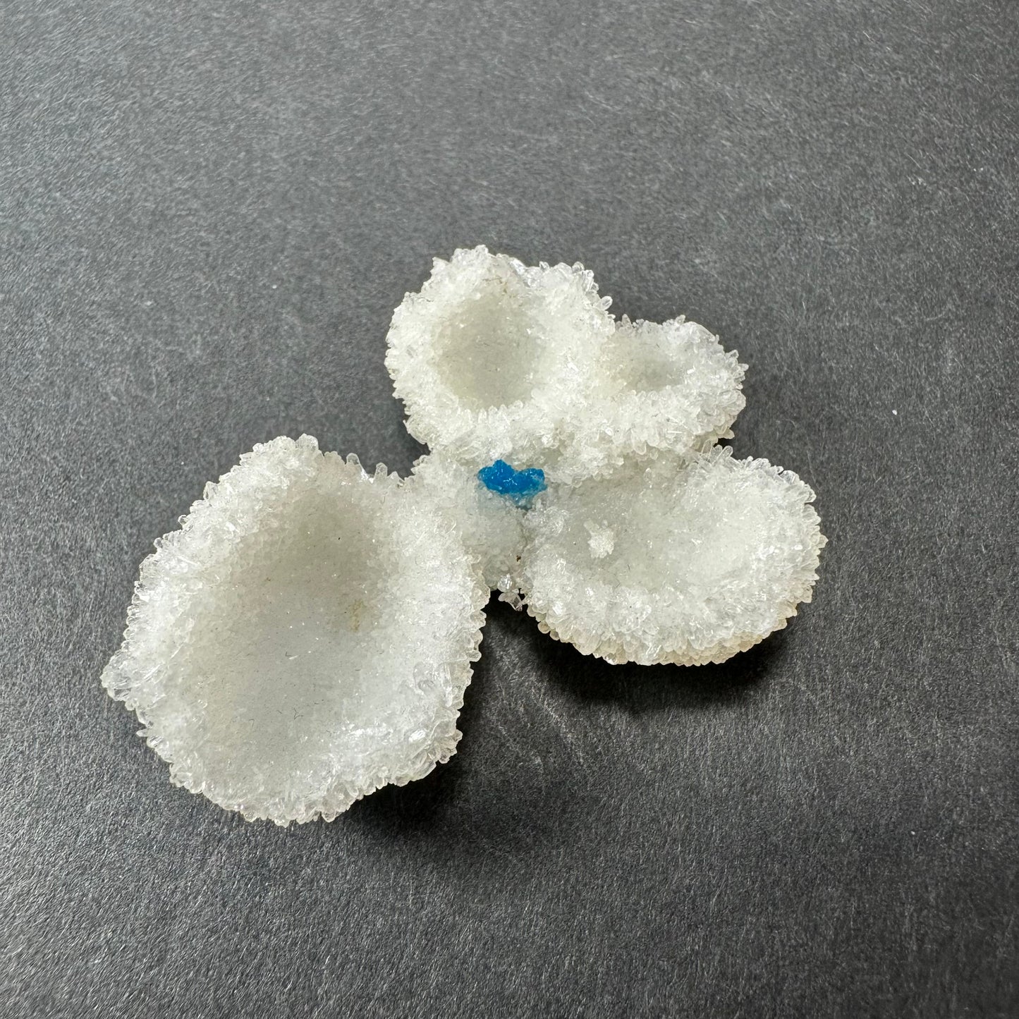 Cavansite Ball 'Floaters' on Stilbite MD