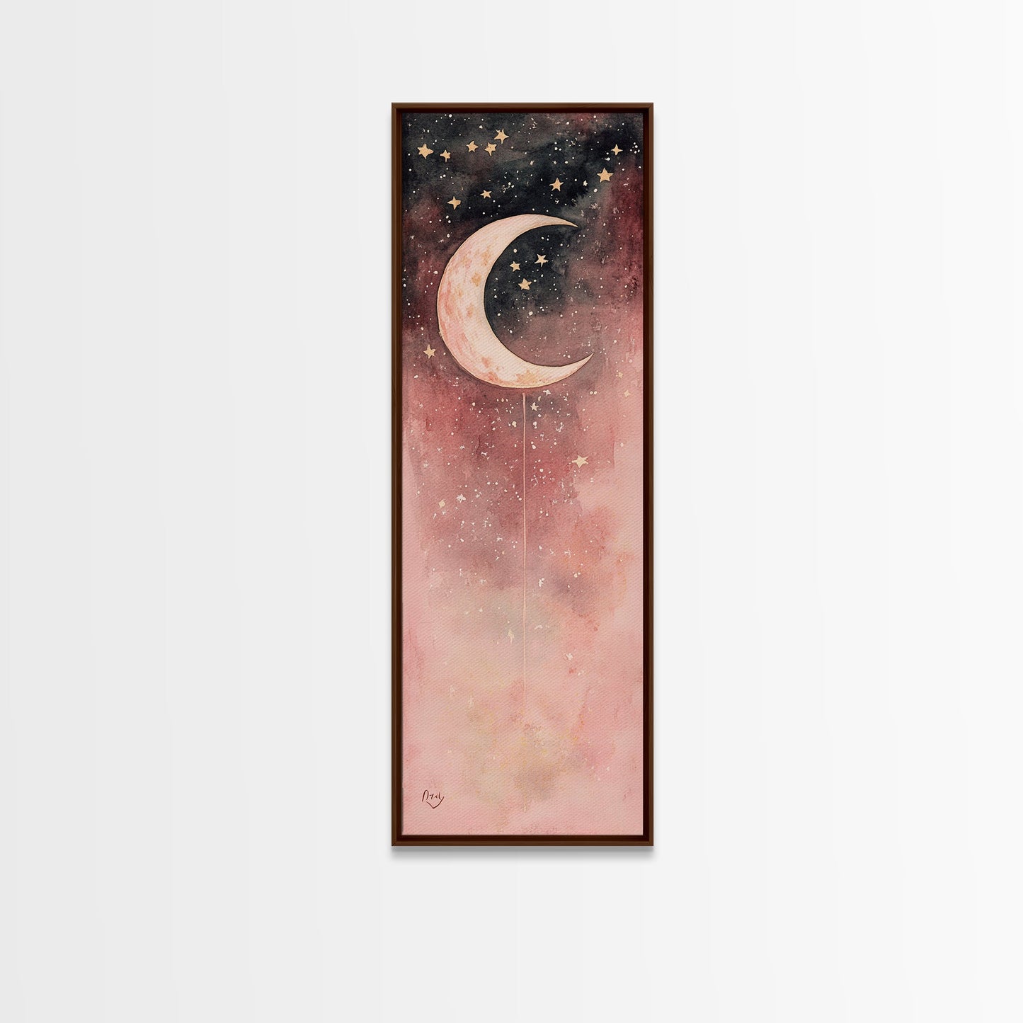 Crescent Moon Canvas Print