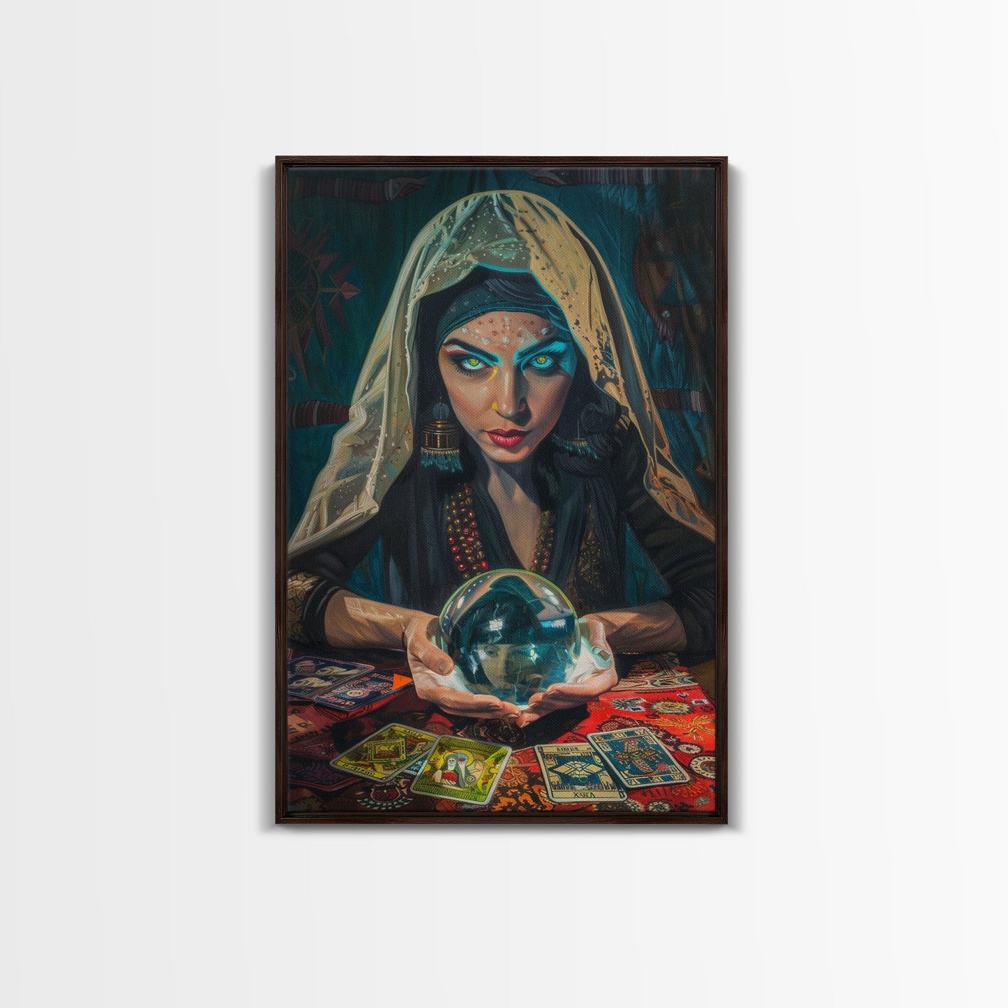 Fortune Teller with Crystal Ball Wall Art