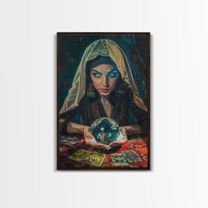 Fortune Teller with Crystal Ball Wall Art