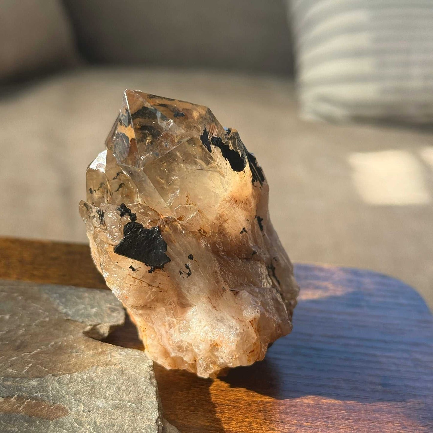 Natural Kundalini Citrine Phaser Cluster 🌠✨