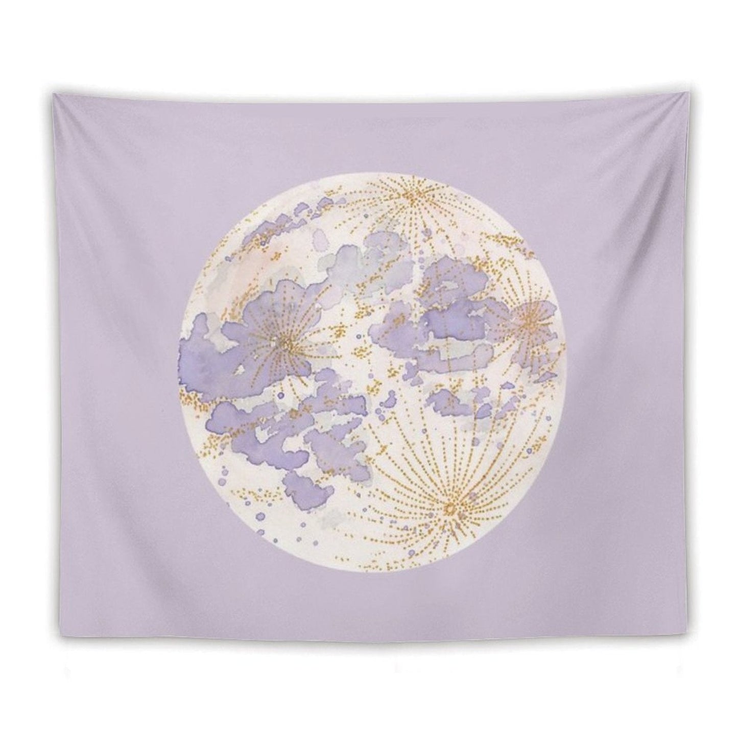 Lavendar Peach Moon Tapestry