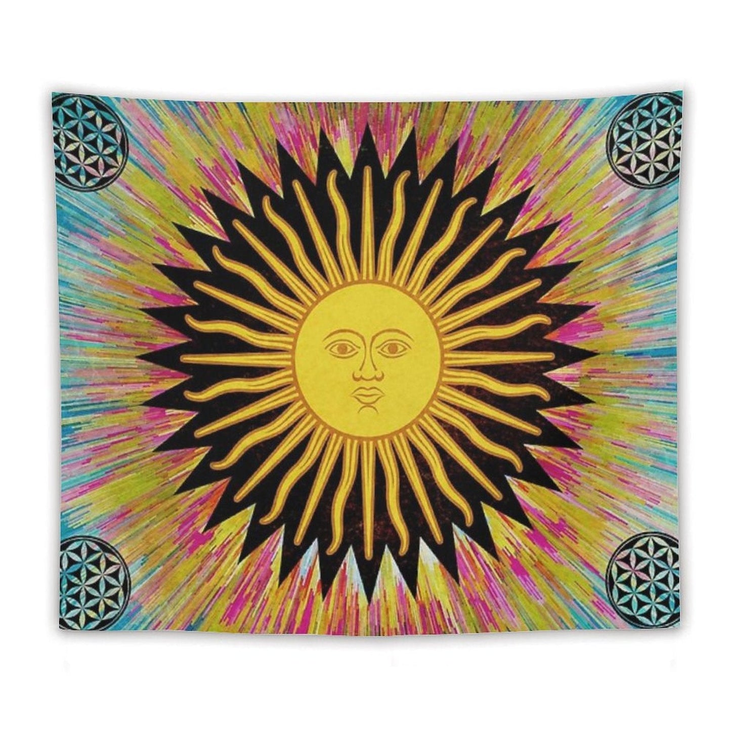 Psychedelic Sun Tapestry