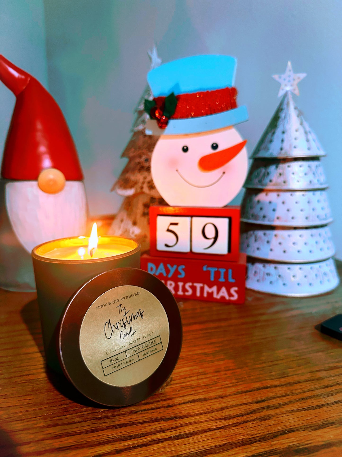 "The Christmas Candle" - 10oz, multiple colors