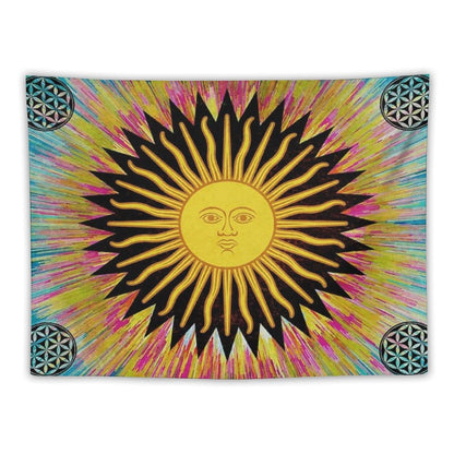 Psychedelic Sun Tapestry