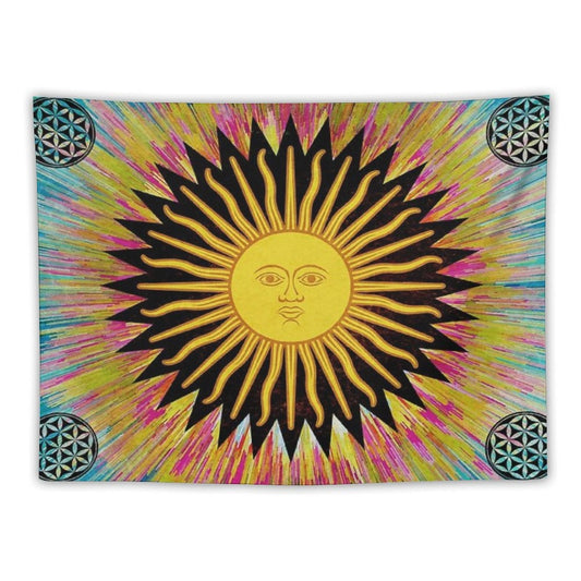 Psychedelic Sun Tapestry