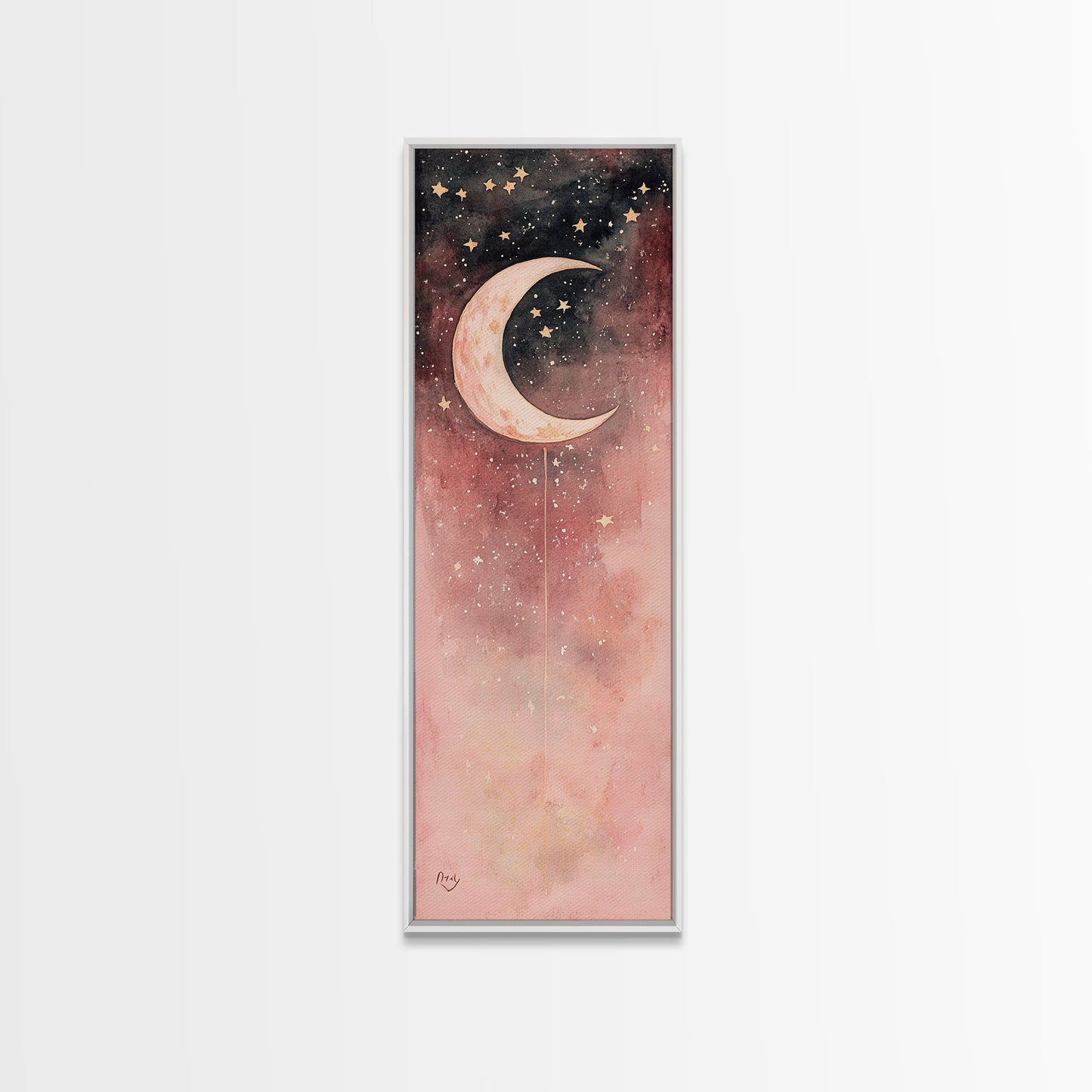 Crescent Moon Canvas Print