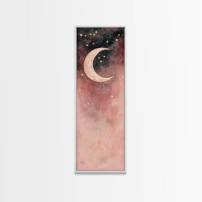 Crescent Moon Canvas Print