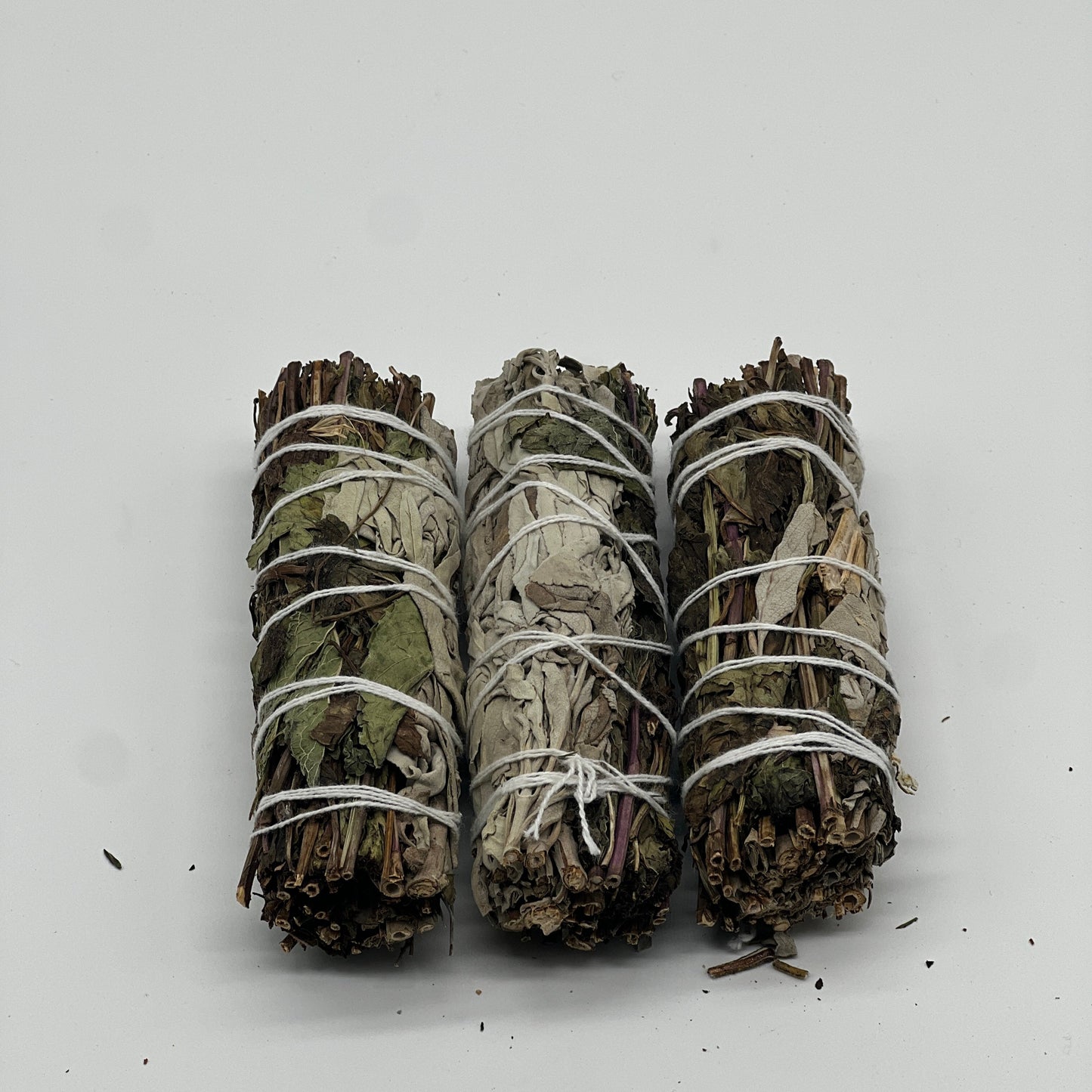 Peppermint & White Sage Smudging Sticks - 4" Sustainably Harvested