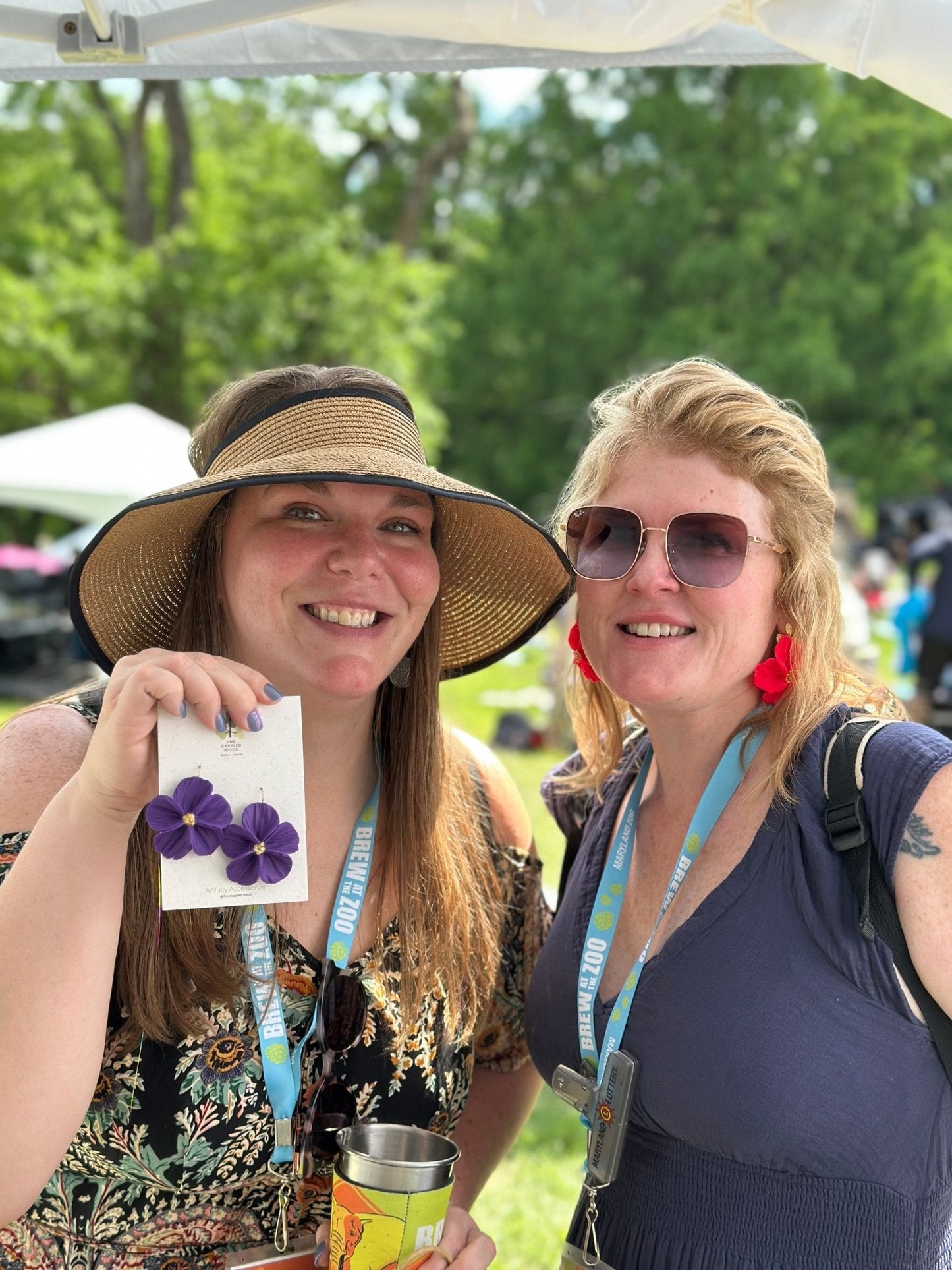 Flora - Handmade Flower Earrings