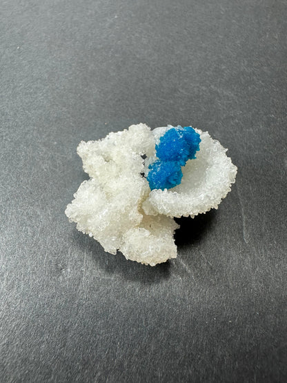 Cavansite Ball 'Floaters' on Stilbite MD