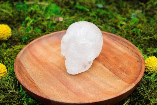 Clear Quartz Skull 3"x3.5"