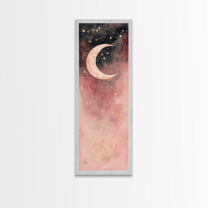 Crescent Moon Canvas Print