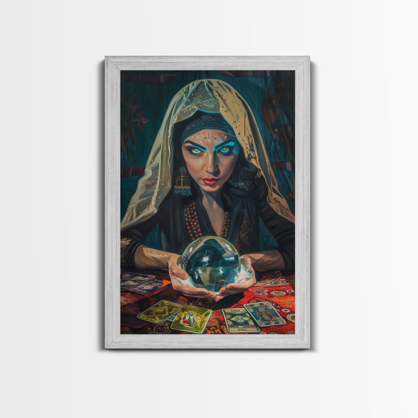 Fortune Teller with Crystal Ball Wall Art