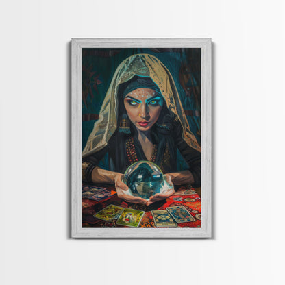 Fortune Teller with Crystal Ball Wall Art