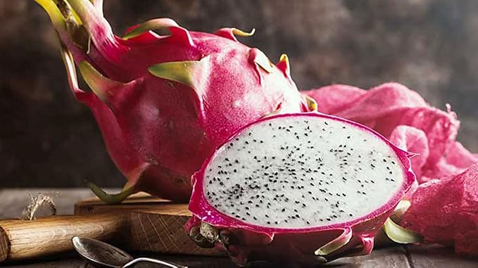 Dragon Fruit Seeds – Non-GMO, Heirloom, for Garden Planting, White Flesh Dragon Fruit
