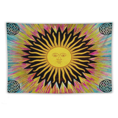 Psychedelic Sun Tapestry