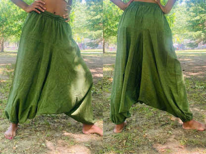 Handmade Cotton Unisex Harem Yoga Pants