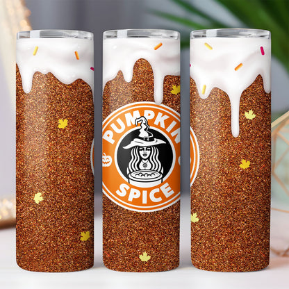 Pumpkin Spice Tumbler – Handmade Fall & Halloween Drinkware
