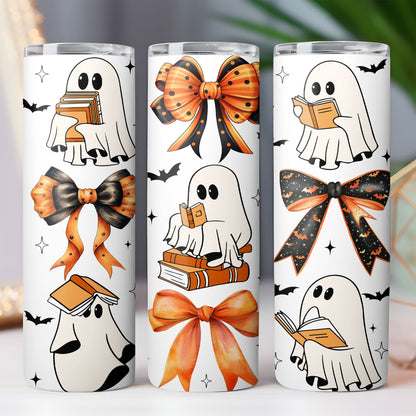 Ghost Book Tumbler