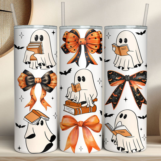 Ghost Book Tumbler