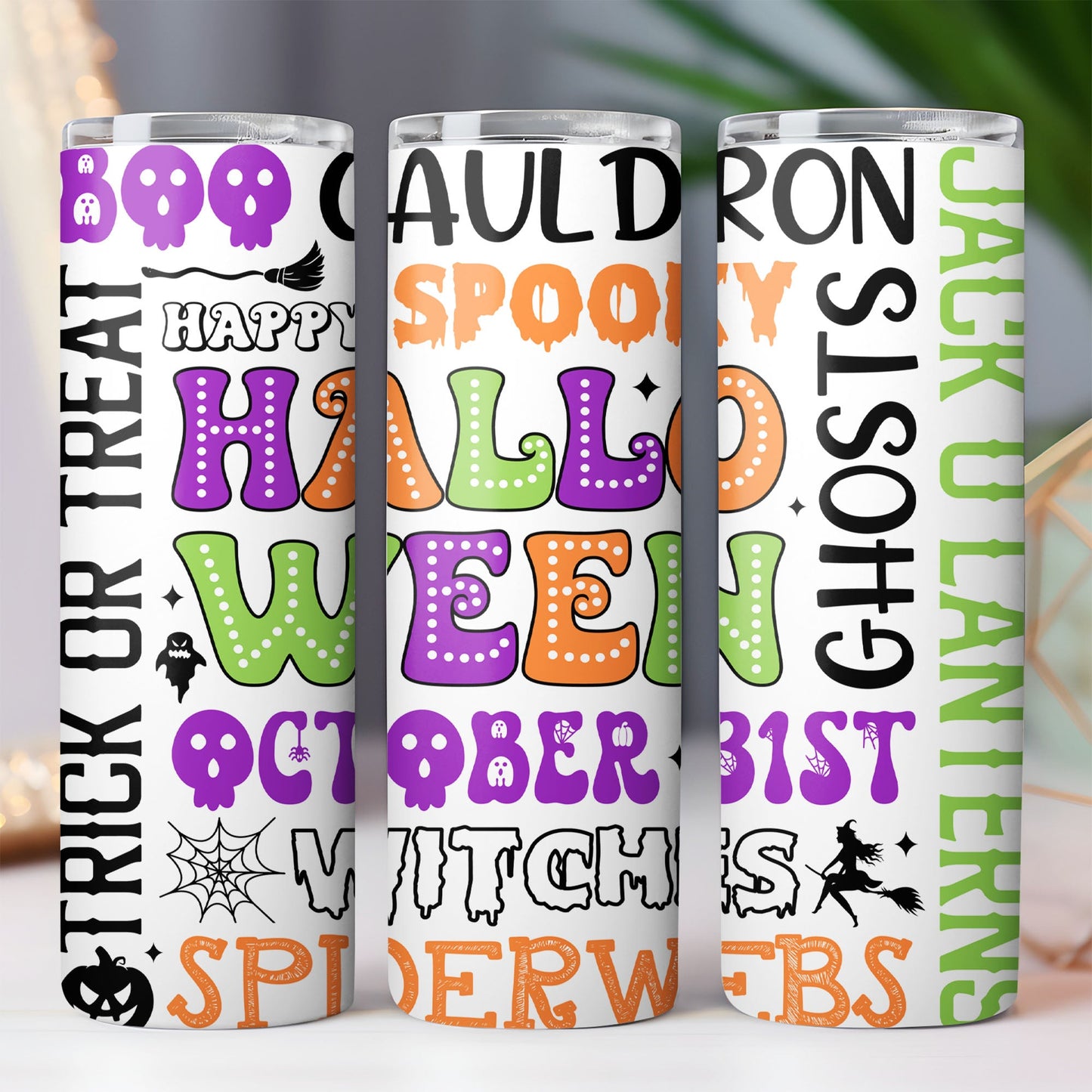 Happy Halloween Tumbler – Spooky Seasonal Drinkware