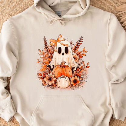 Retro Ghost Pumpkin - Sweatshirt