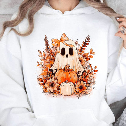 Retro Ghost Pumpkin - Sweatshirt