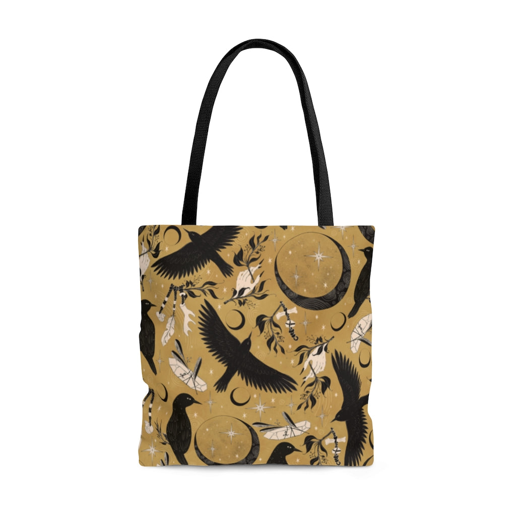 Raven Moon - Heavy-Duty Canvas Tote Bag