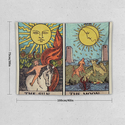 Moon & Sun Tarot  Colour Tapestry